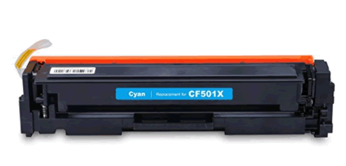 HP 202X CF501X CYAN COMPATIBLE GENERIC 2500 Pages Toner Cartridge HP M254 M280 M281fdw M281fdn